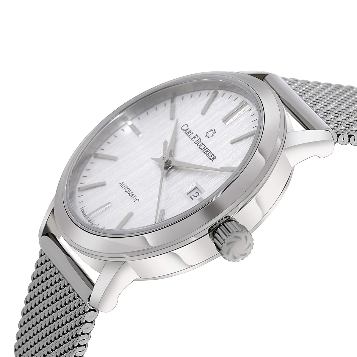 Carl F. Bucherer Adamavi Date Stainless Steel Women's Automatic Watch 00.10320.08.13.22