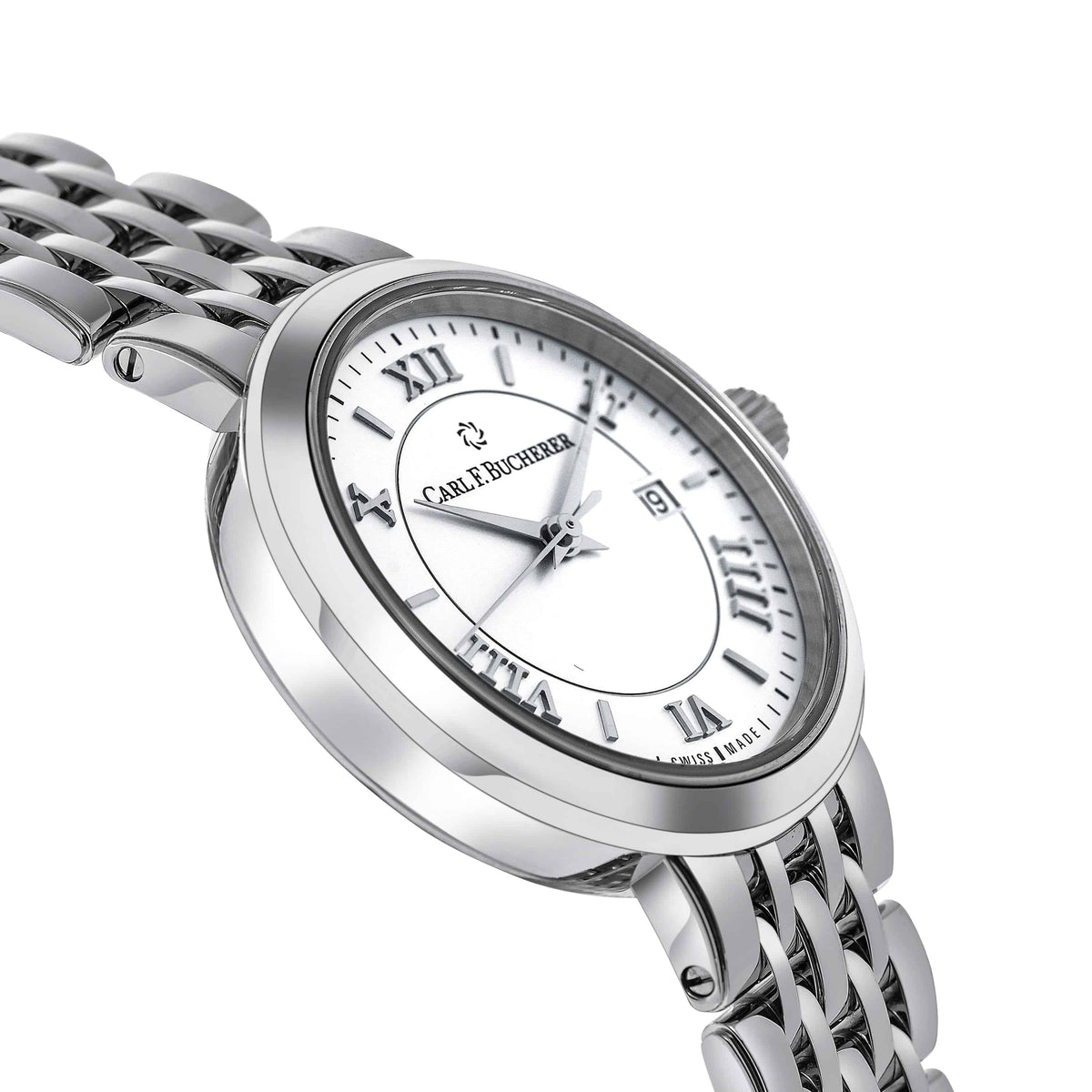 Carl F. Bucherer Adamavi AutoDate Stainless Steel Automatic Women's Watch 00.10320.08.15.21