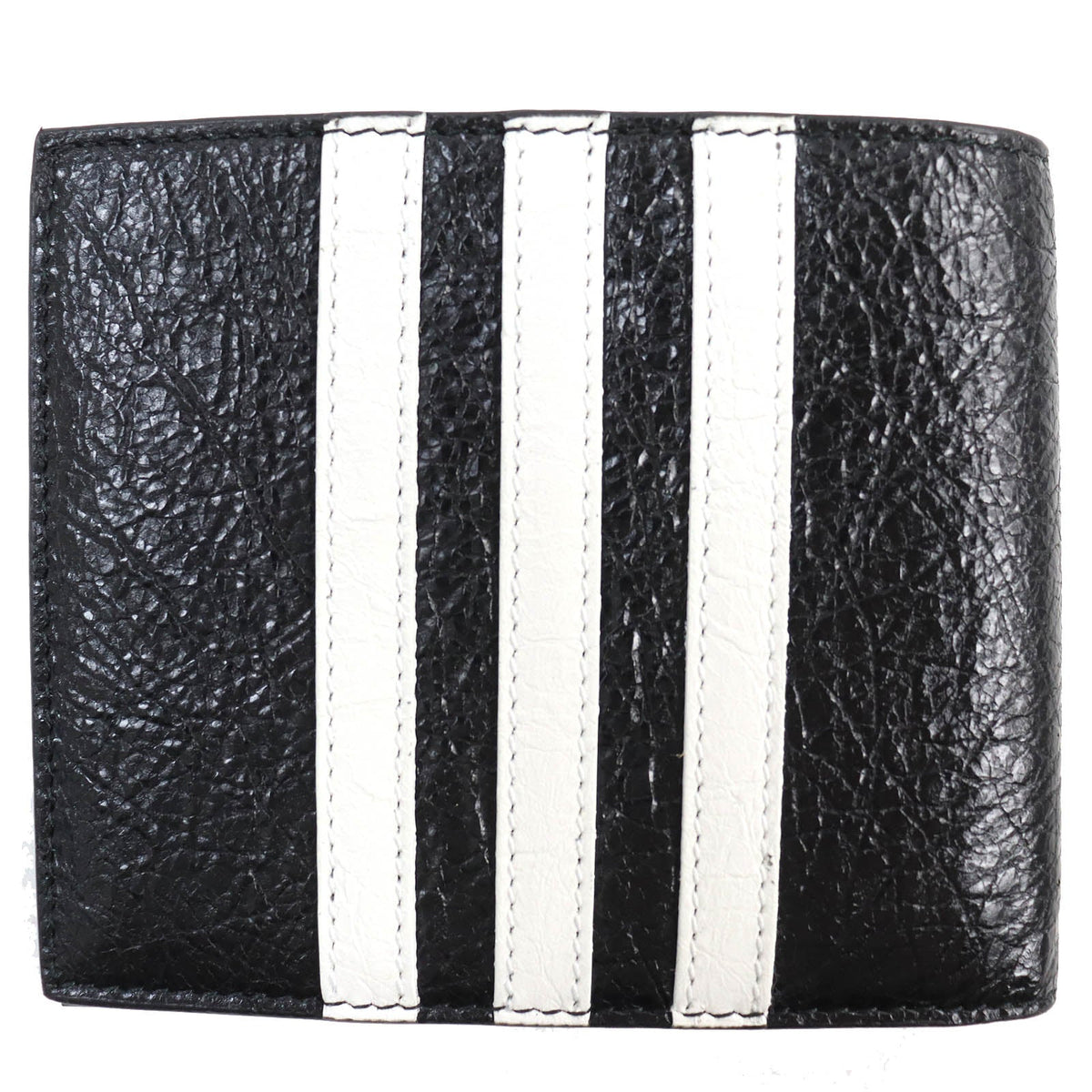 balenciaga Leather Bifold Wallet with Logo