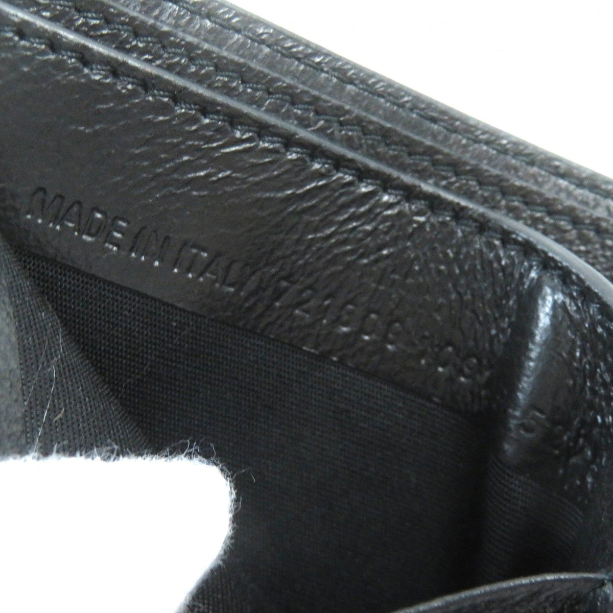 balenciaga Leather Bifold Wallet with Logo