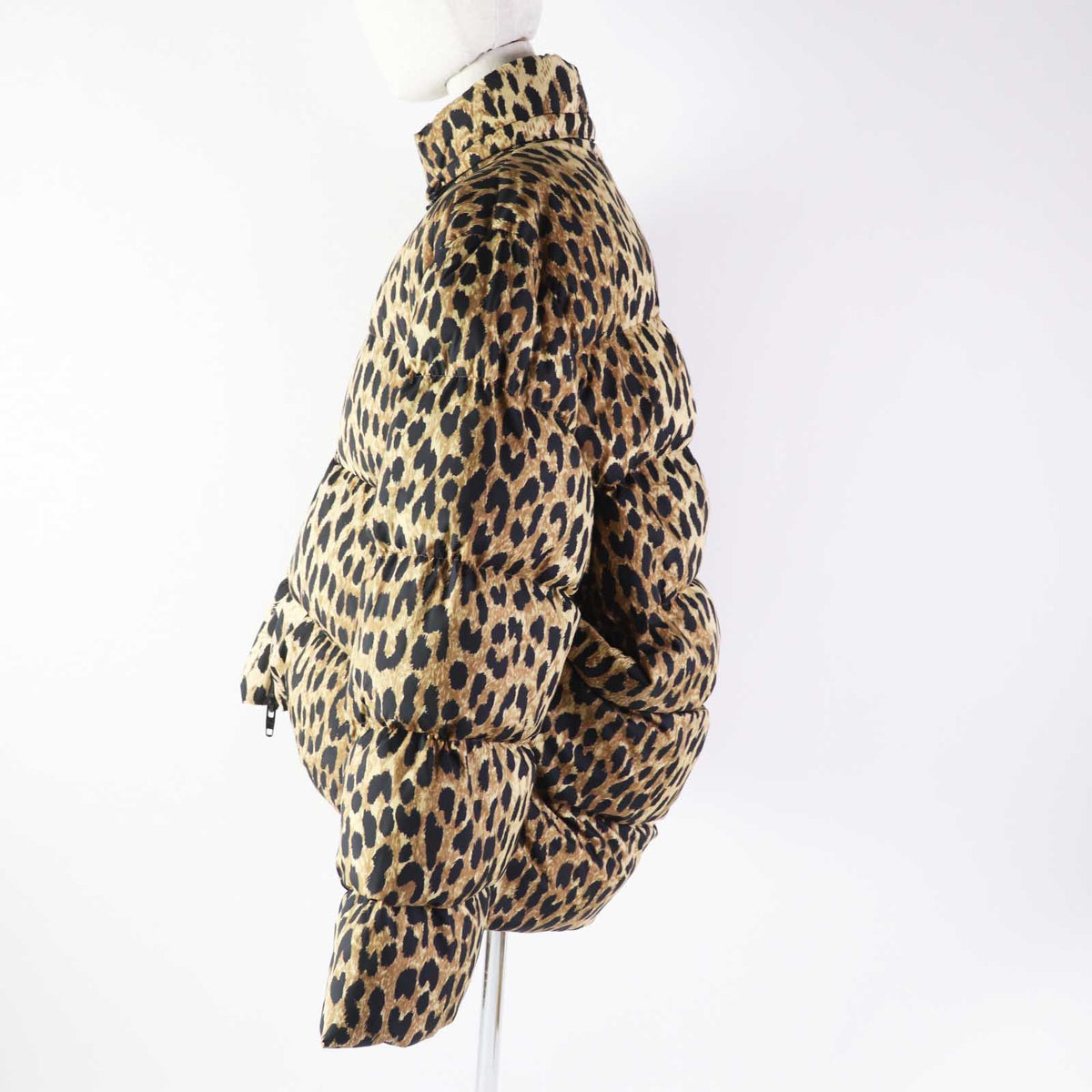 balenciaga Leopard Print Padded Jacket Women