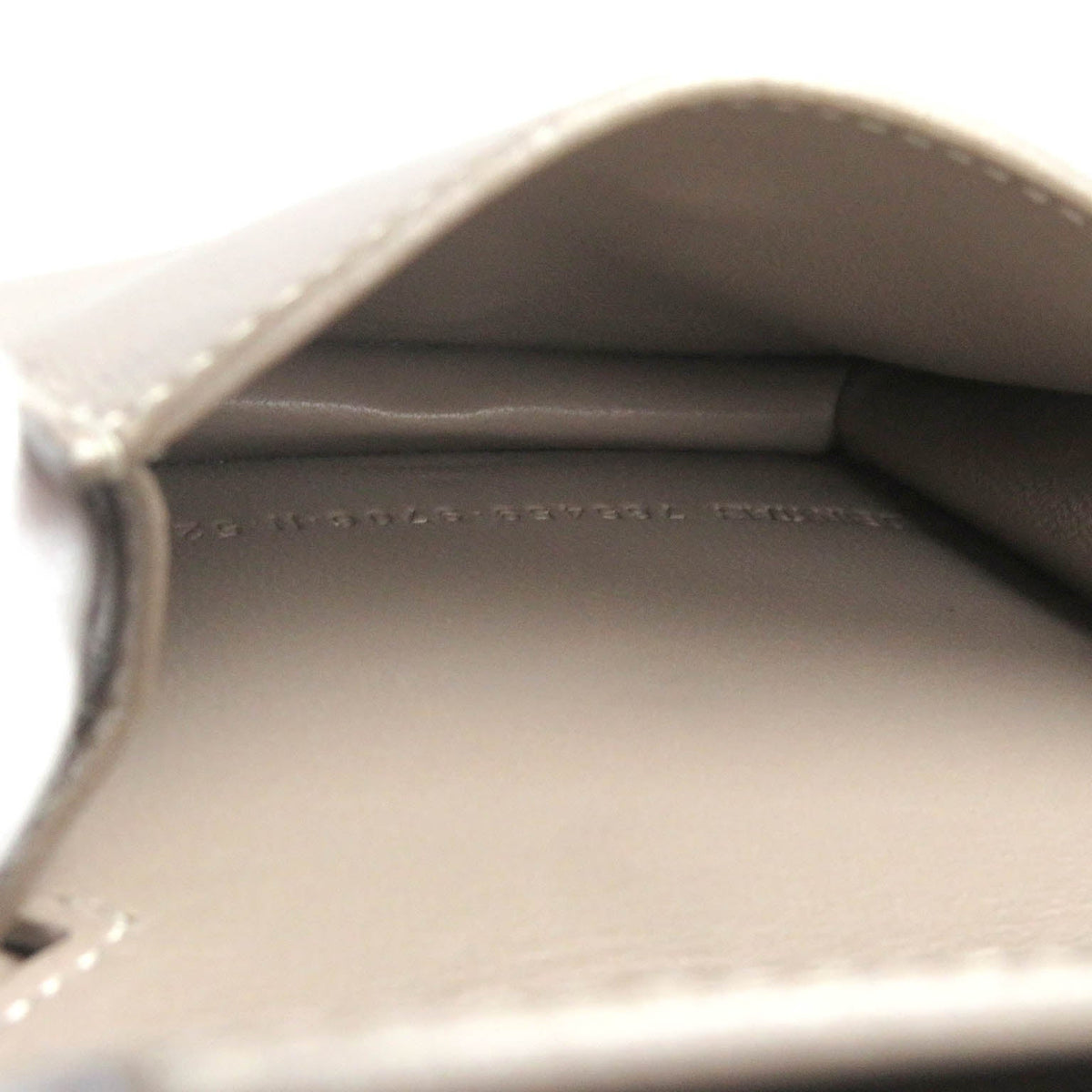 balenciaga BB Logo Silver Leather Bifold Wallet