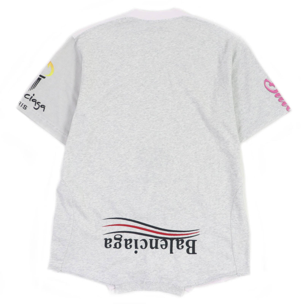 balenciaga Oversized T-shirt Ivory Gray L