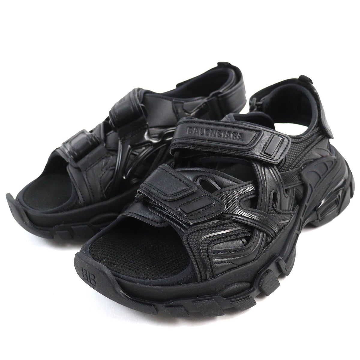balenciaga TRACK Logo Sandals 617543
