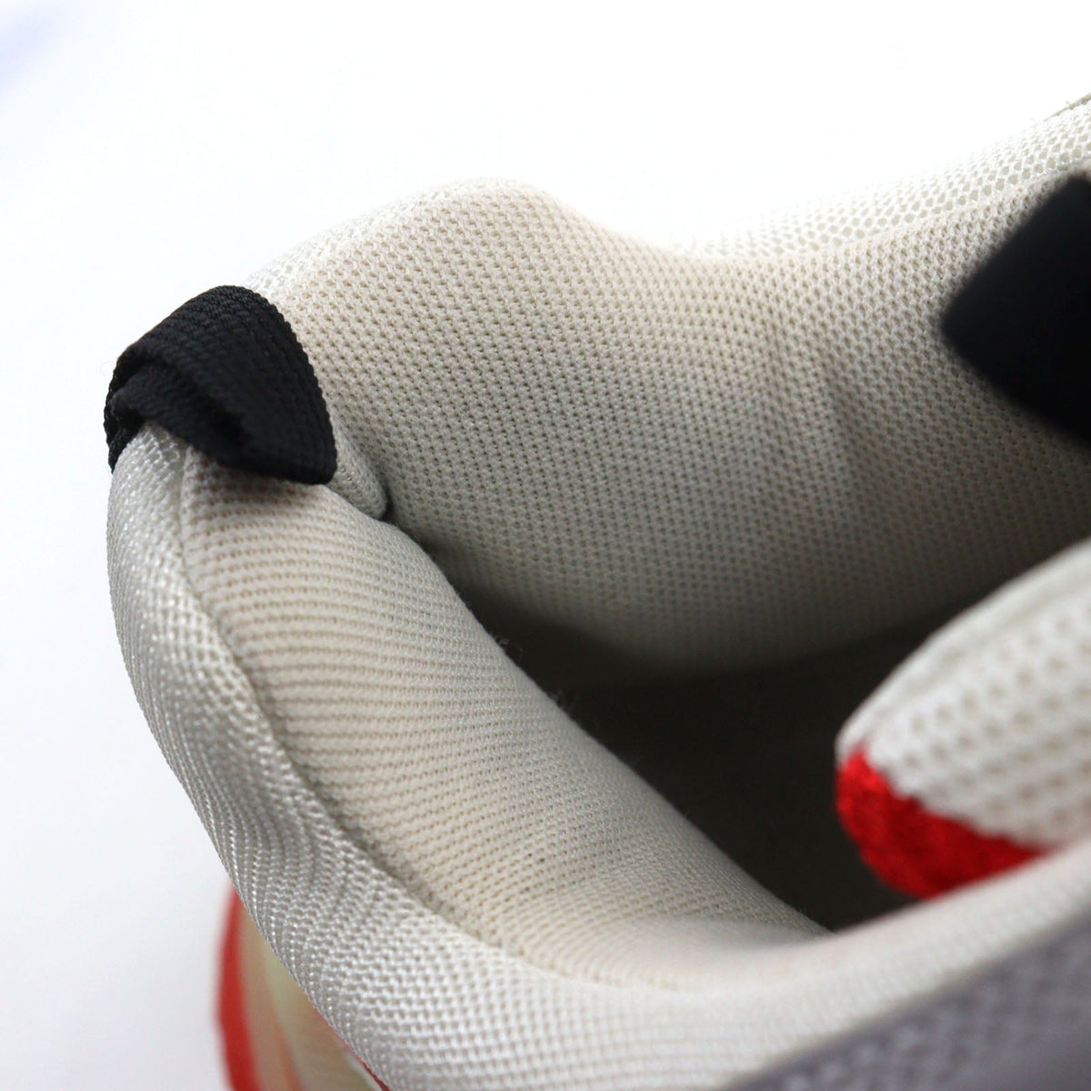 balenciaga Triple S Leather Sneakers White Red
