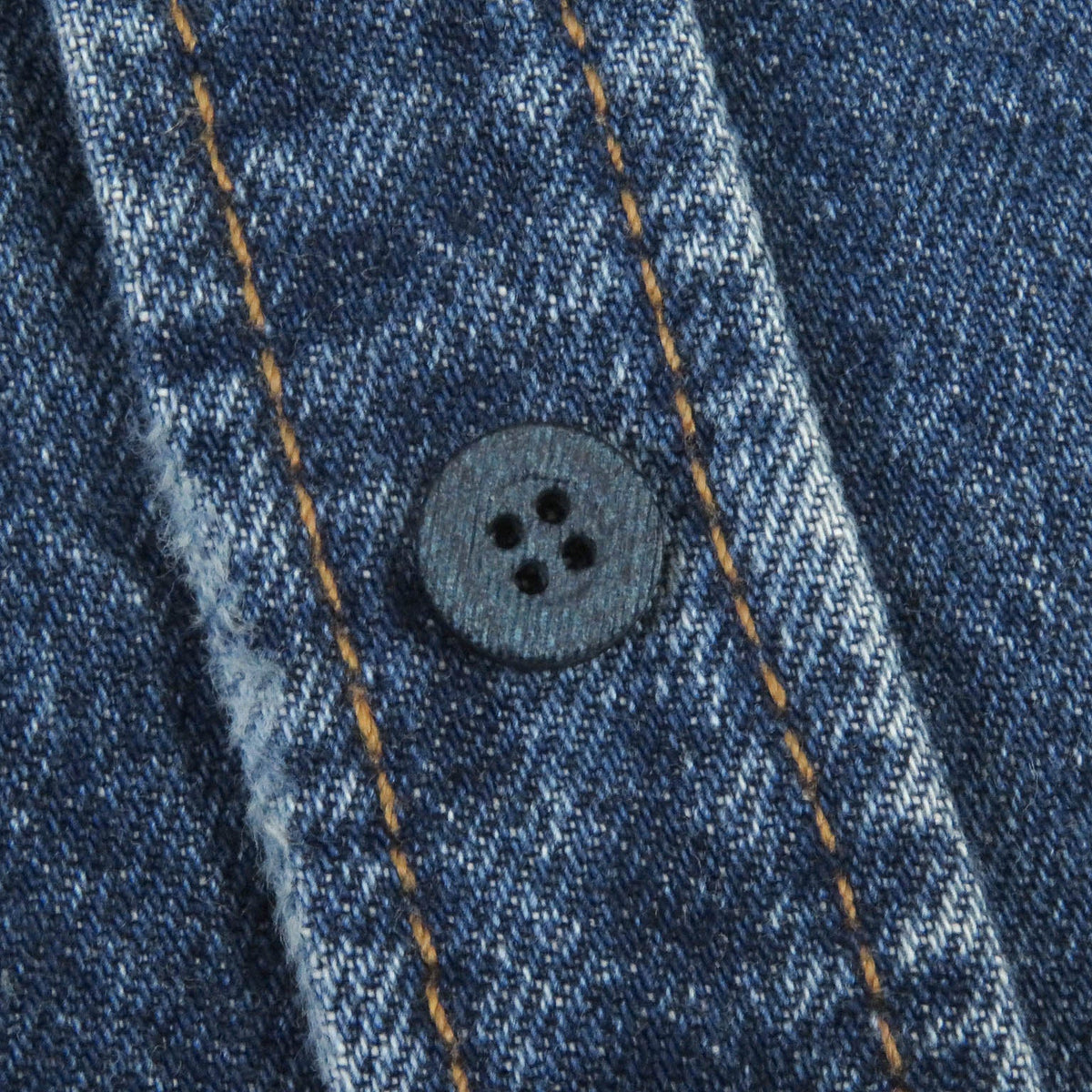 balenciaga Denim Shirt Indigo Blue S