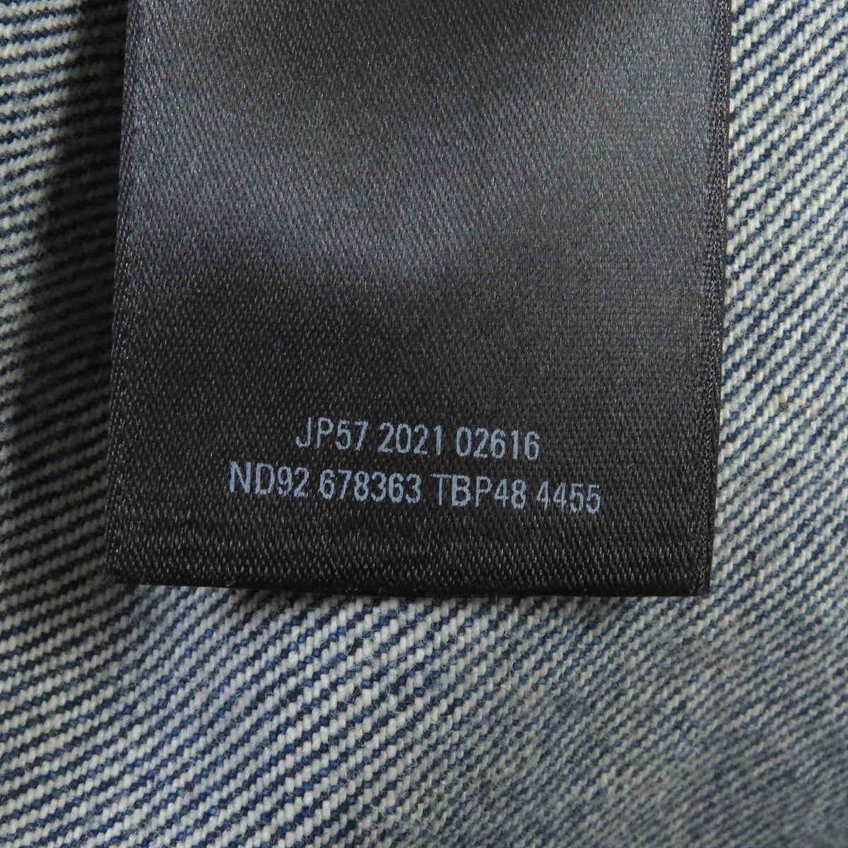 balenciaga Denim Shirt Indigo Blue S