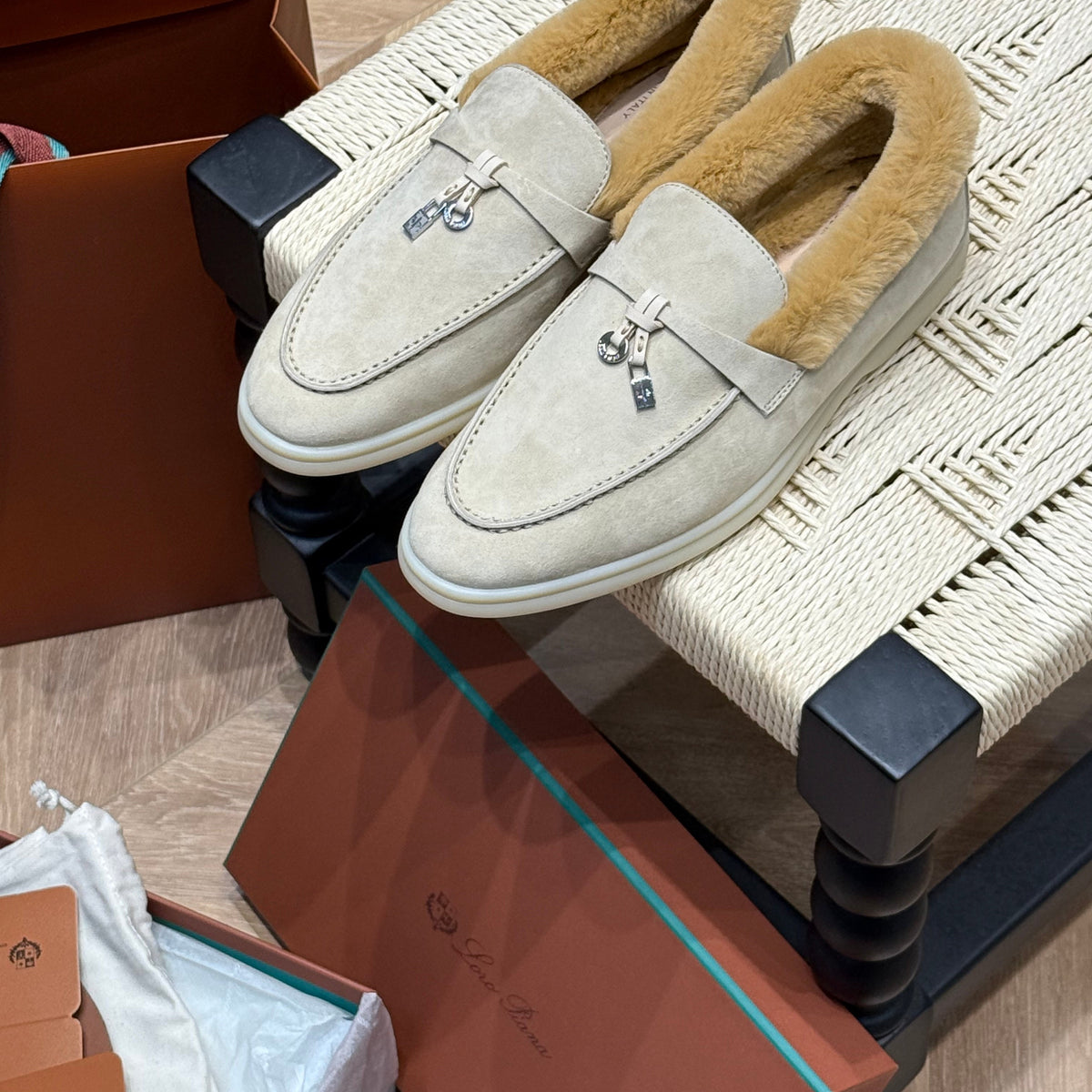 LORO P SUMMER CHARMS LOAFERS