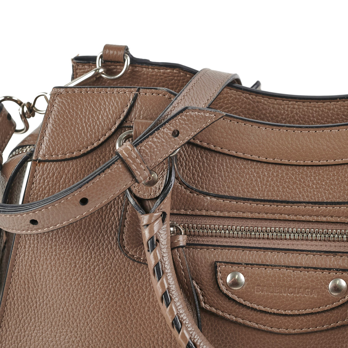 balenciaga Neo Classic Taupe Shoulder Bag