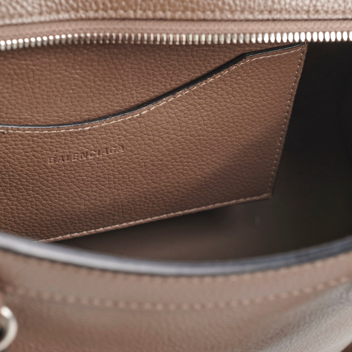 balenciaga Neo Classic Taupe Shoulder Bag