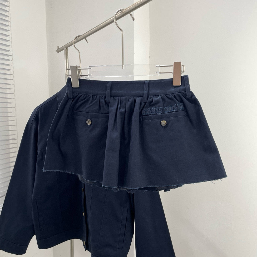 MIU M DENIM SKIRT