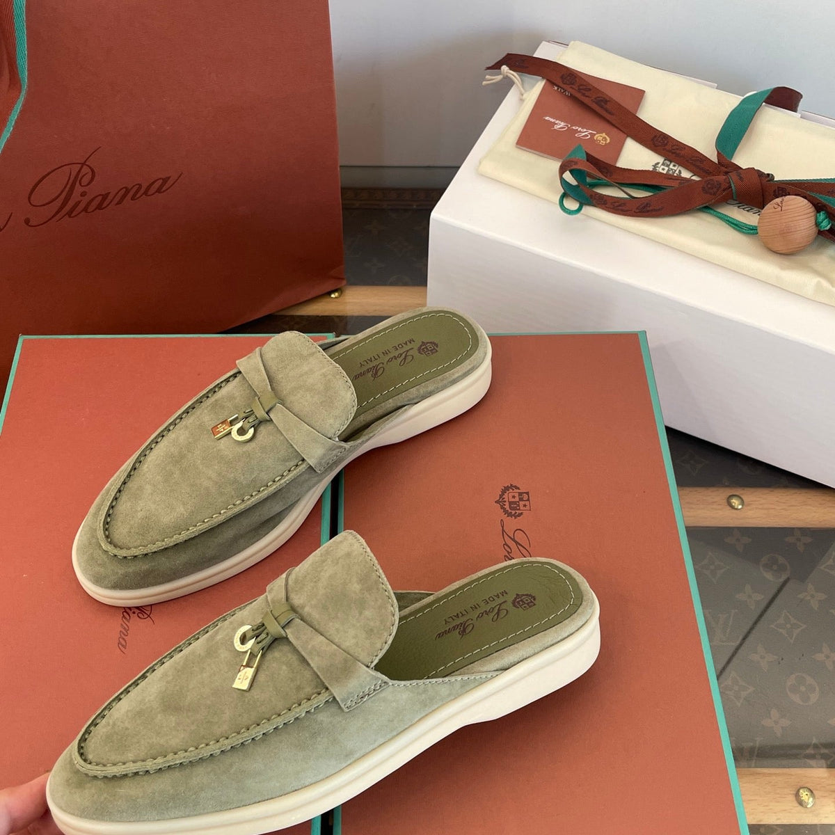 LORO P SUMMER CHARMS LOAFERS