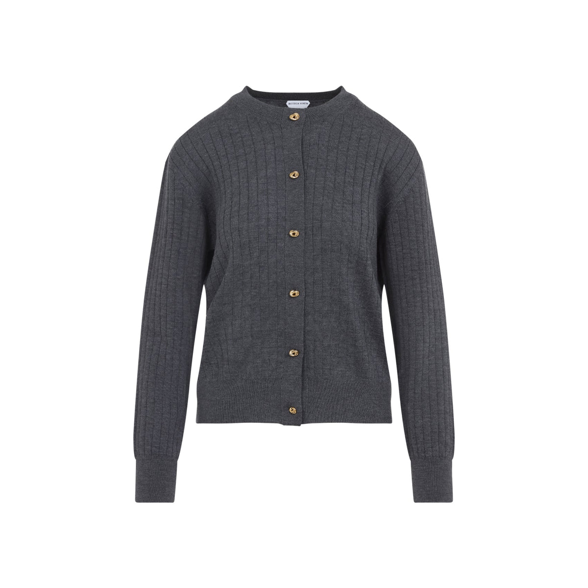Bottega Veneta Wool Ribbed Cardigan Women