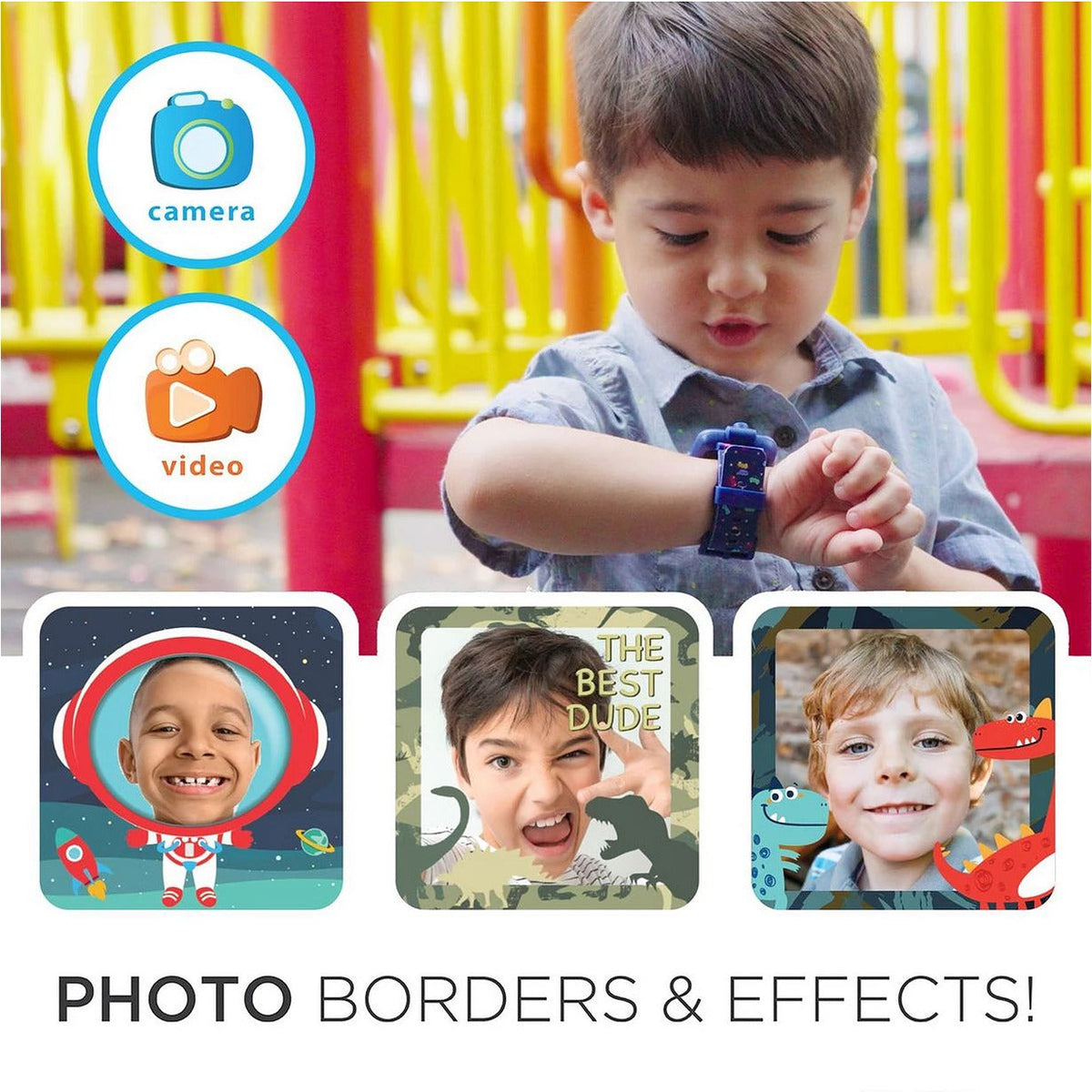 PlayZoom 2 Kids Smartwatch & Earbuds Set: Blush Glitter