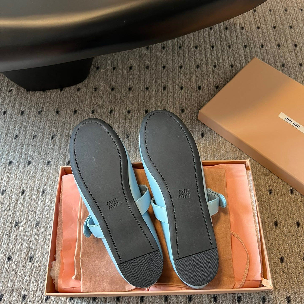 MIU M BALLERINA FLATS