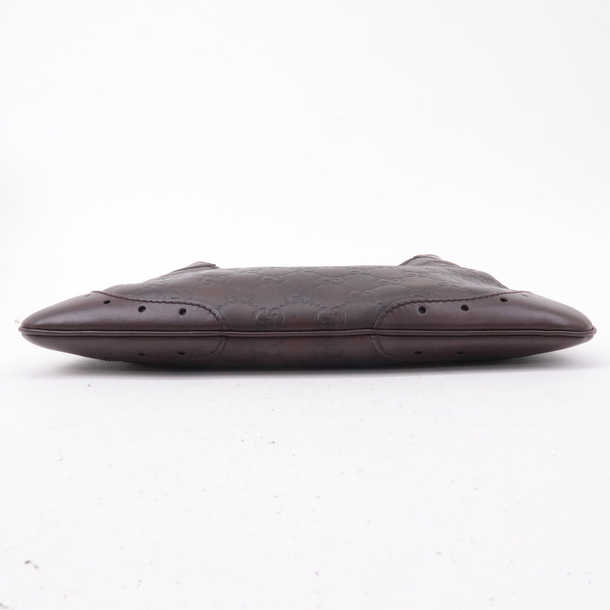 GUCCI Guccissima Leather Shoulder Bag Hand Bag Brown 145778