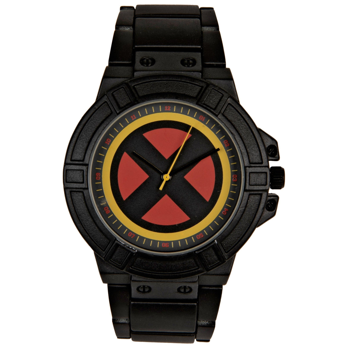 Marvel X-Men Symbol Watch Face with Black Metal Band