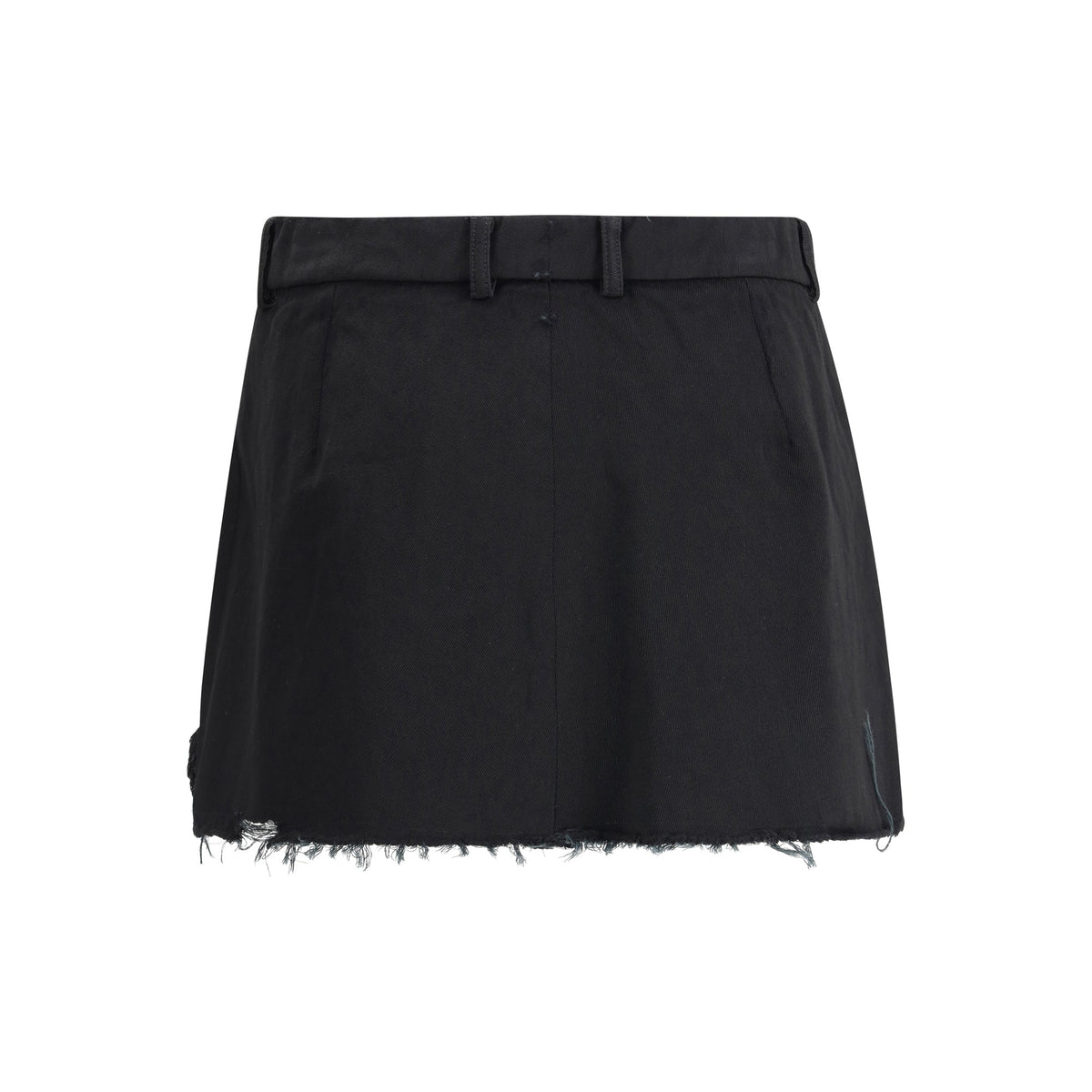 Balenciaga Women Fringed Miniskirt