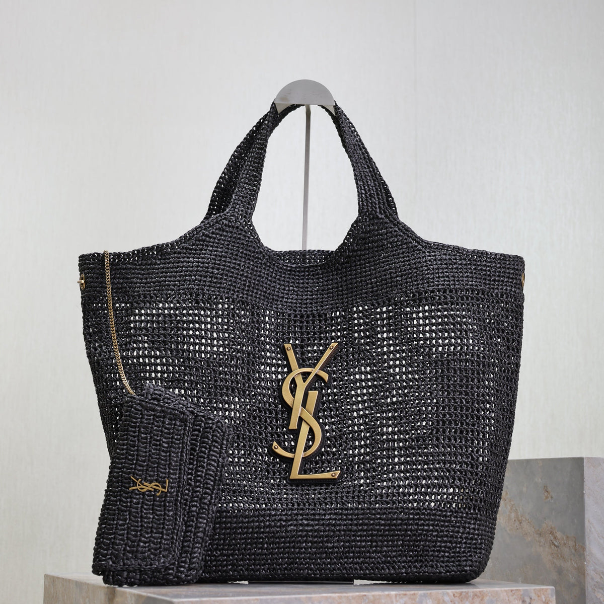 SL ICARE IN RAFFIA BAG