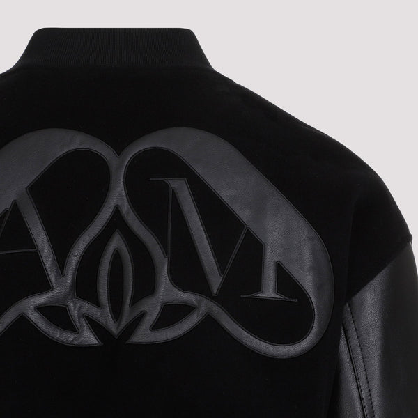 Alexander Mcqueen Calf Leather Jacket Men