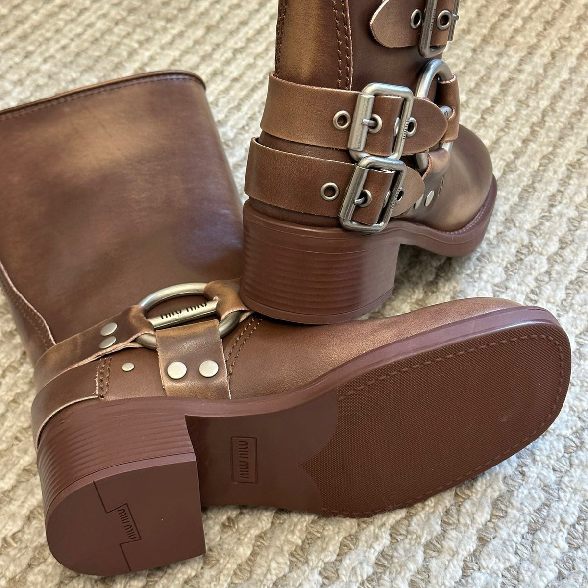 MIU M BOOTS