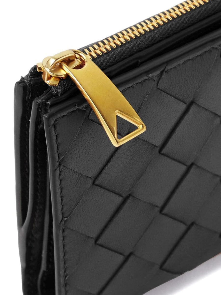 Bottega Veneta Women Portafoglio Bi-Fold Intrecciato Piccolo