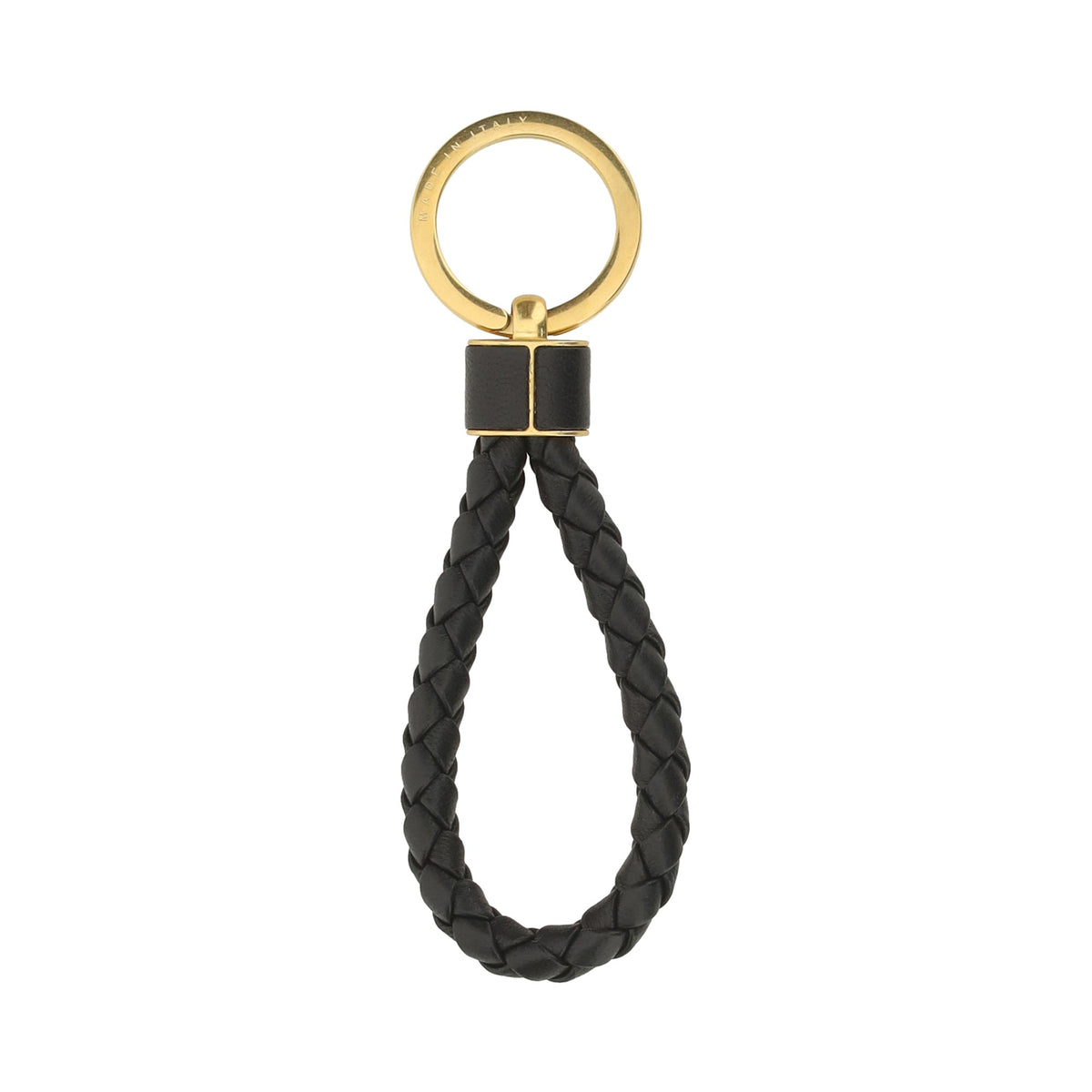 Bottega Veneta Women Woven Leather Key Ring