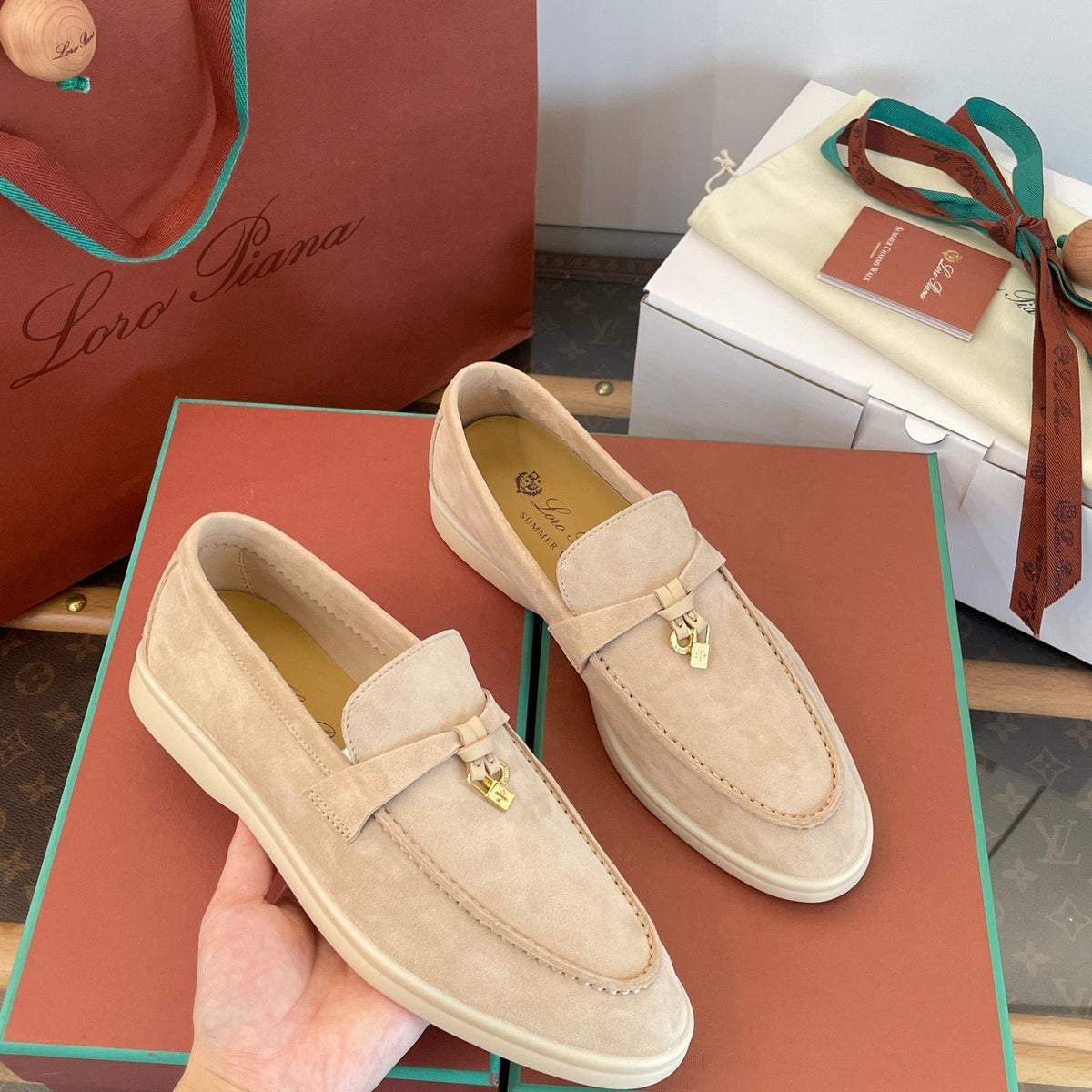 LORO P SUMMER CHARMS LOAFERS