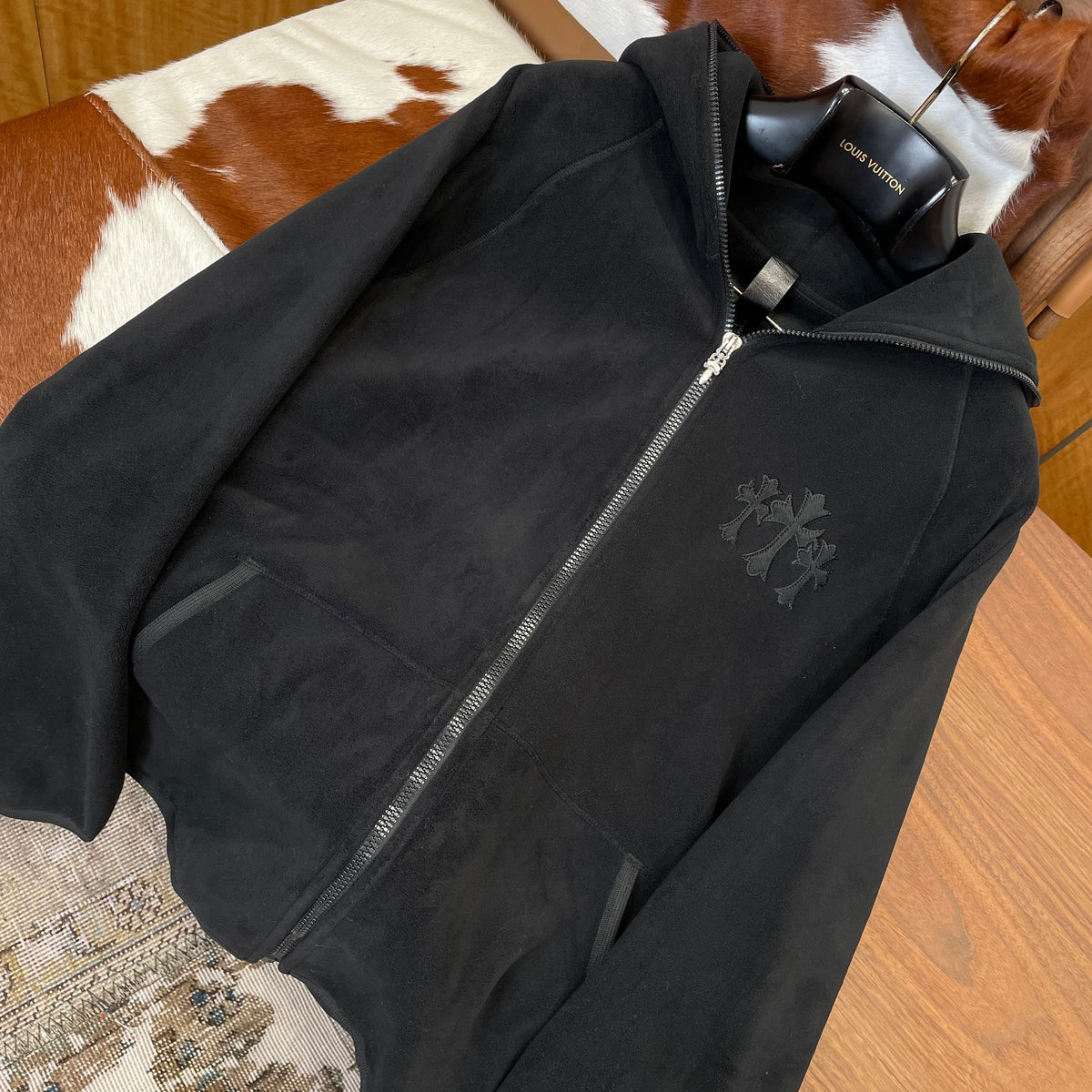 CHROME H HOODED JACKET