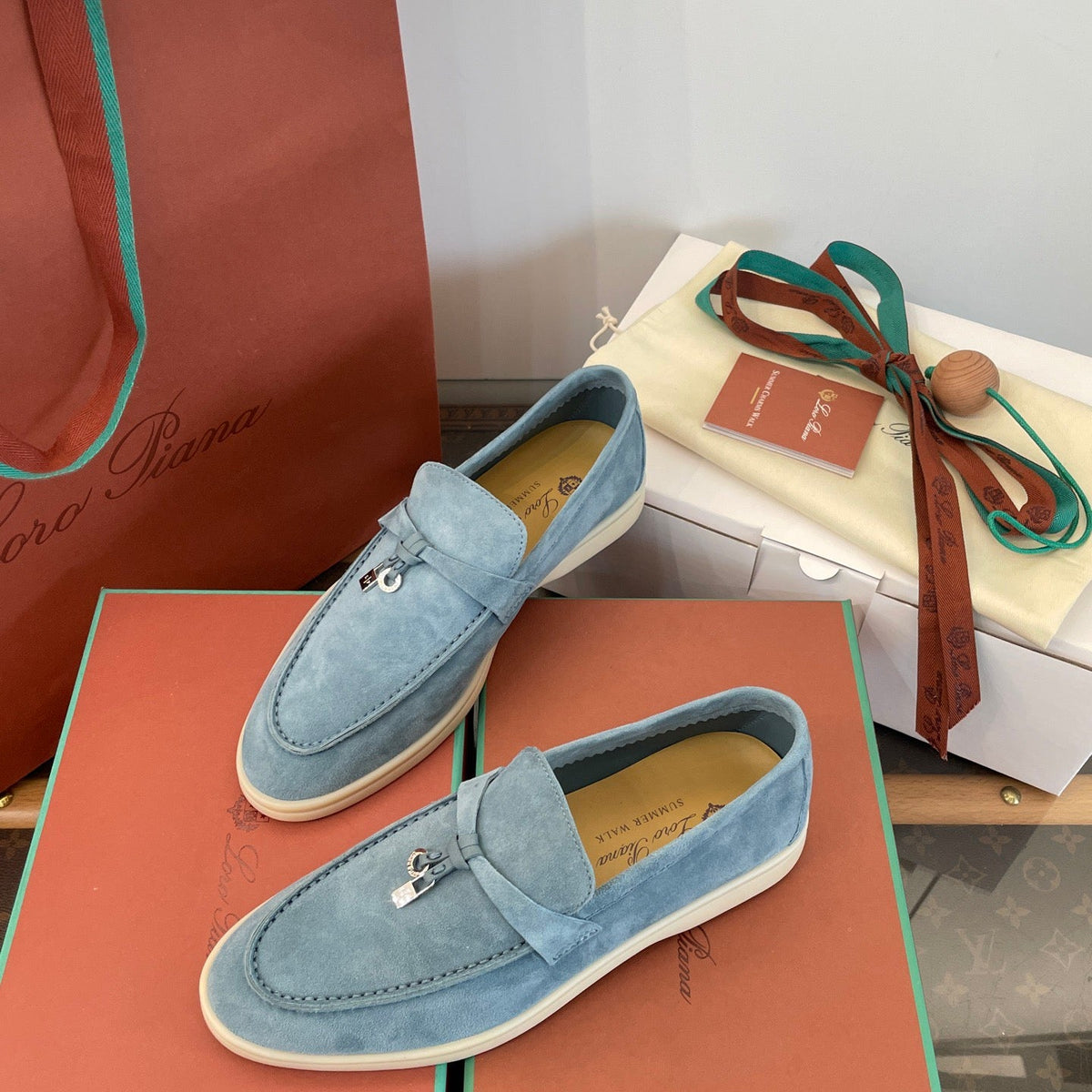 LORO P SUMMER CHARMS LOAFERS