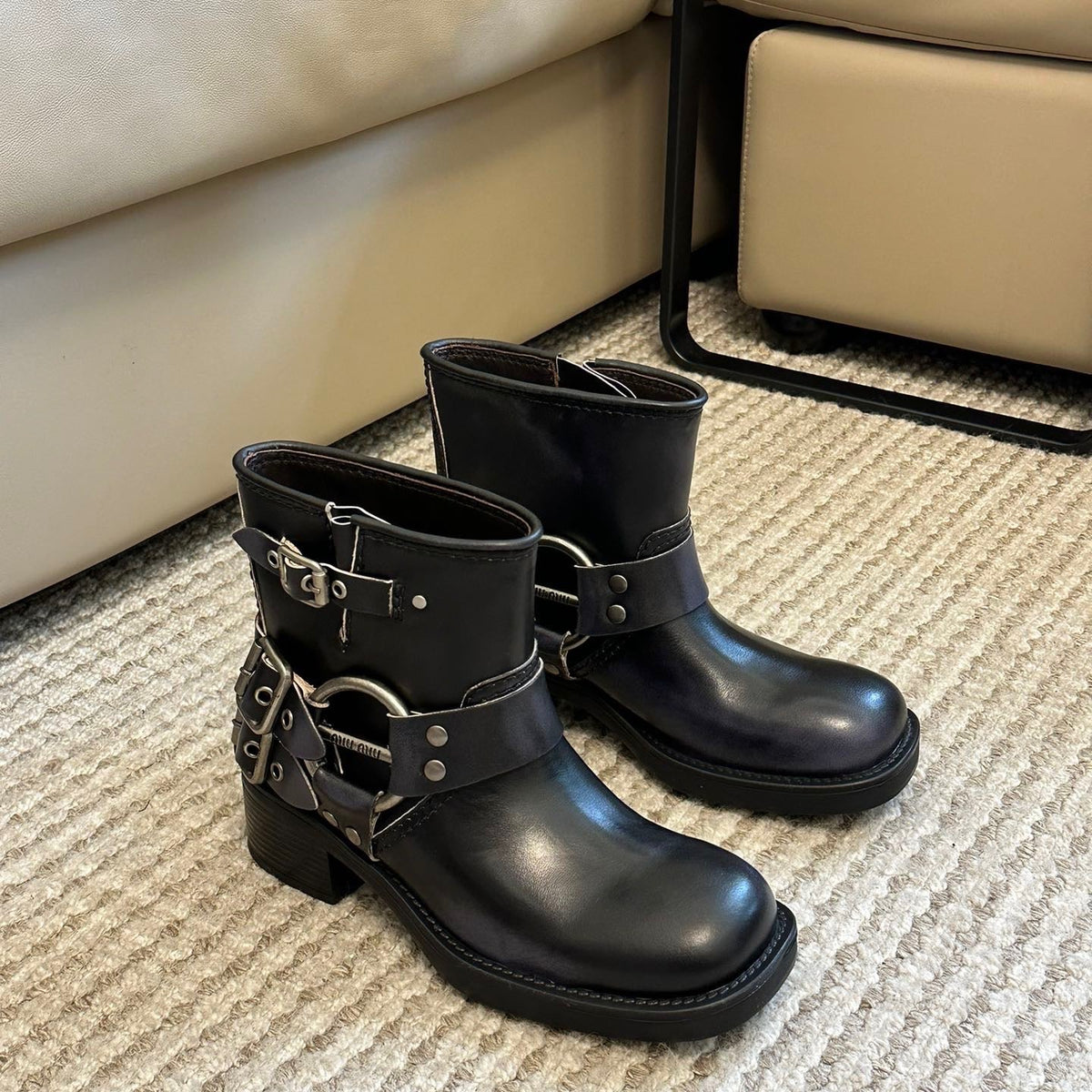 MIU M BOOTS