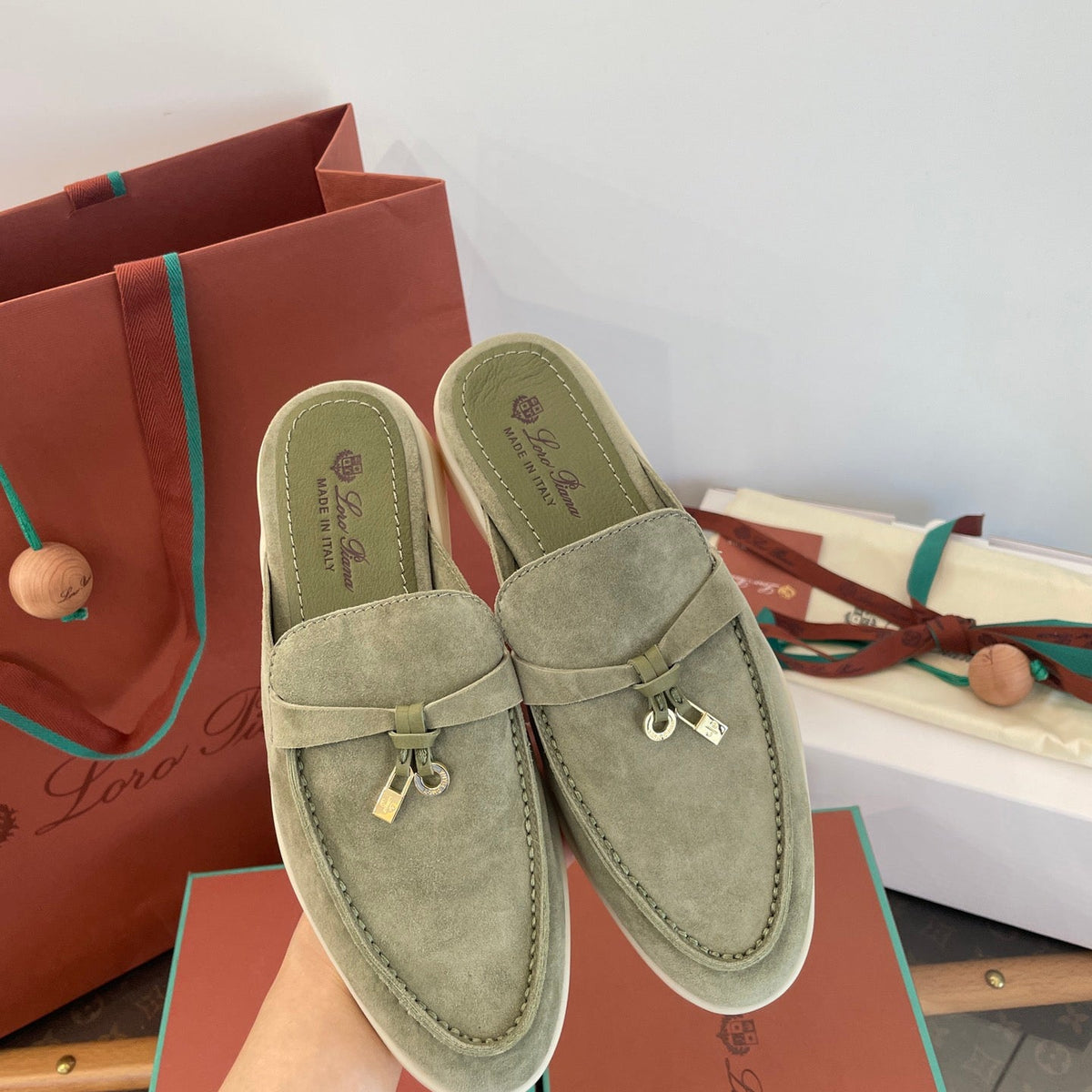 LORO P SUMMER CHARMS LOAFERS