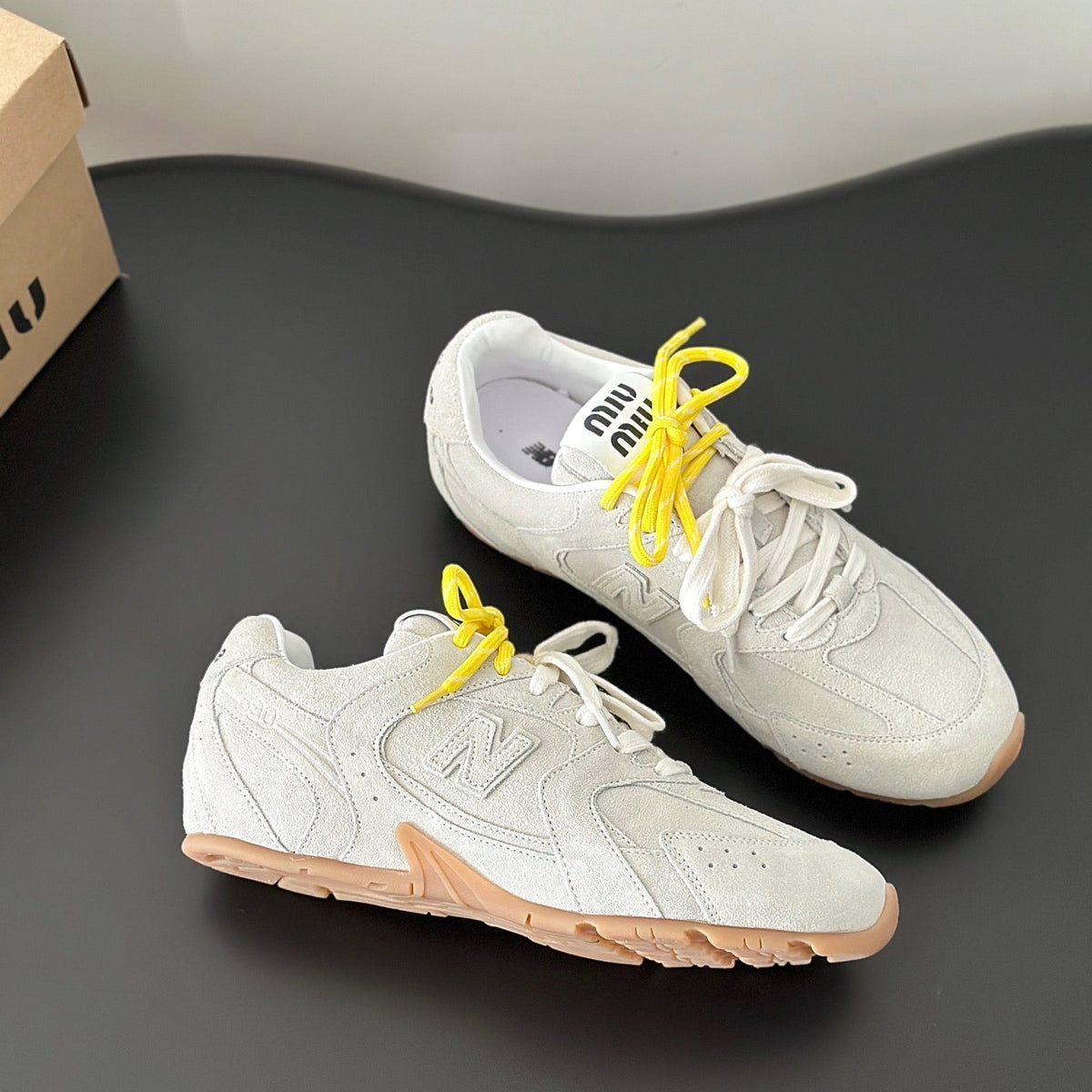 MIU M x NEW BALANCE TRAINERS
