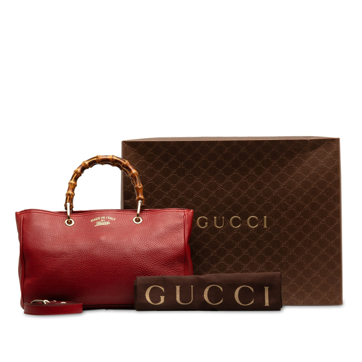 GUCCI Medium Bamboo Shopper Satchel