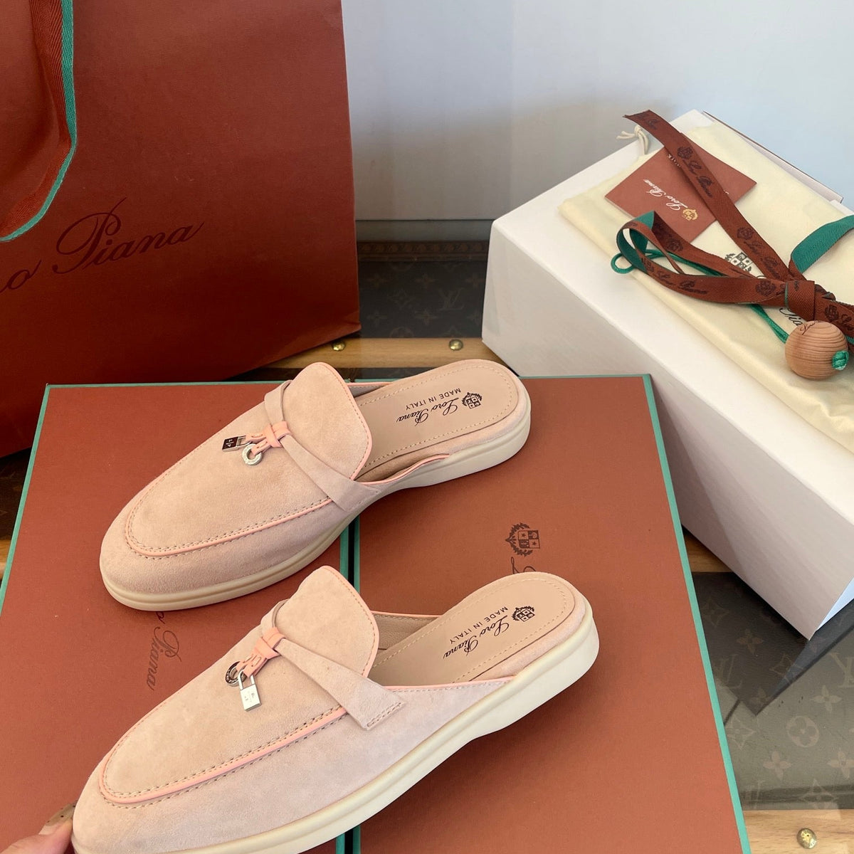 LORO P SUMMER CHARMS LOAFERS