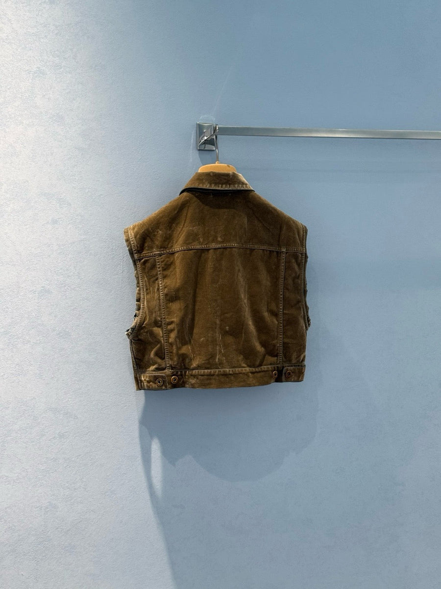 MIU M CROP VEST