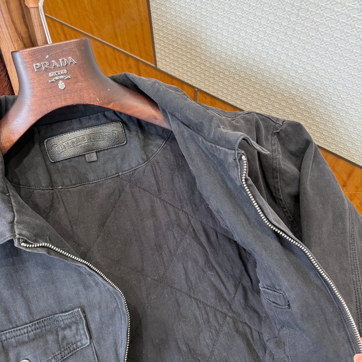 CHROME H DENIM JACKET