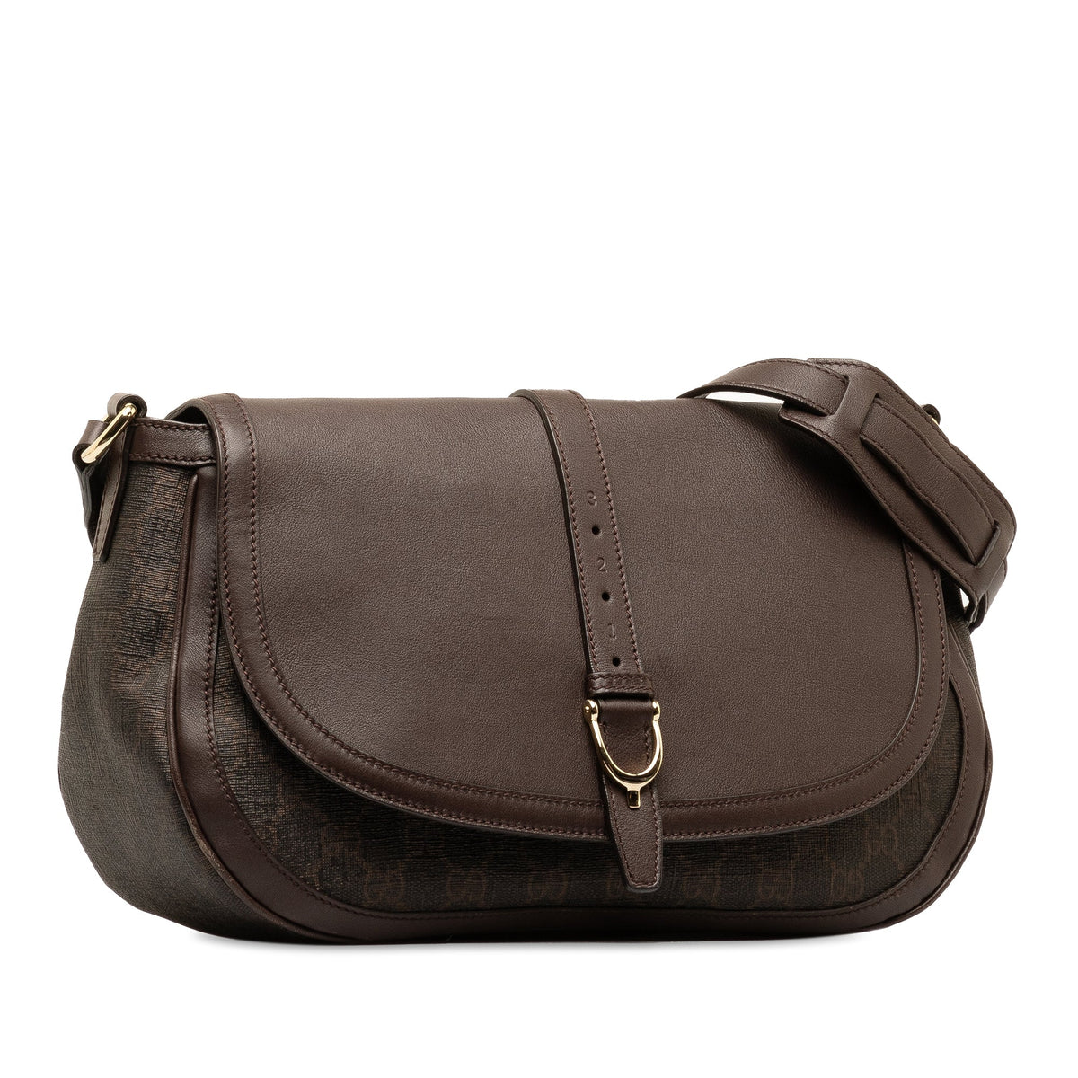 GUCCI GG Supreme Stirrup Crossbody Crossbody Bag