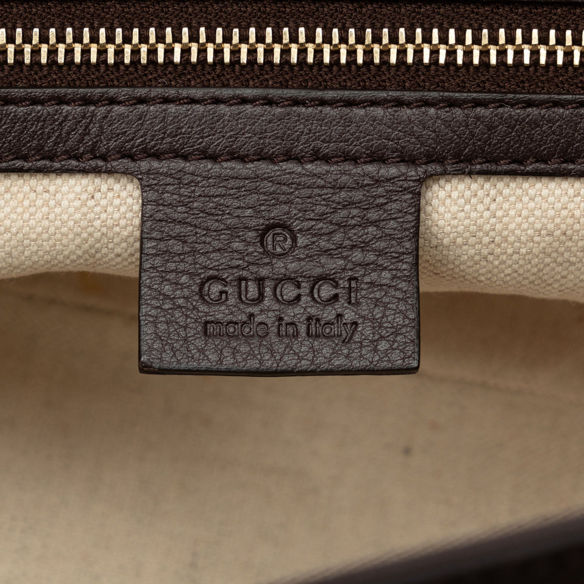 GUCCI GG Supreme Stirrup Crossbody Crossbody Bag