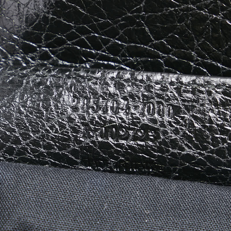 balenciaga Leather Classic Messenger Bag Black