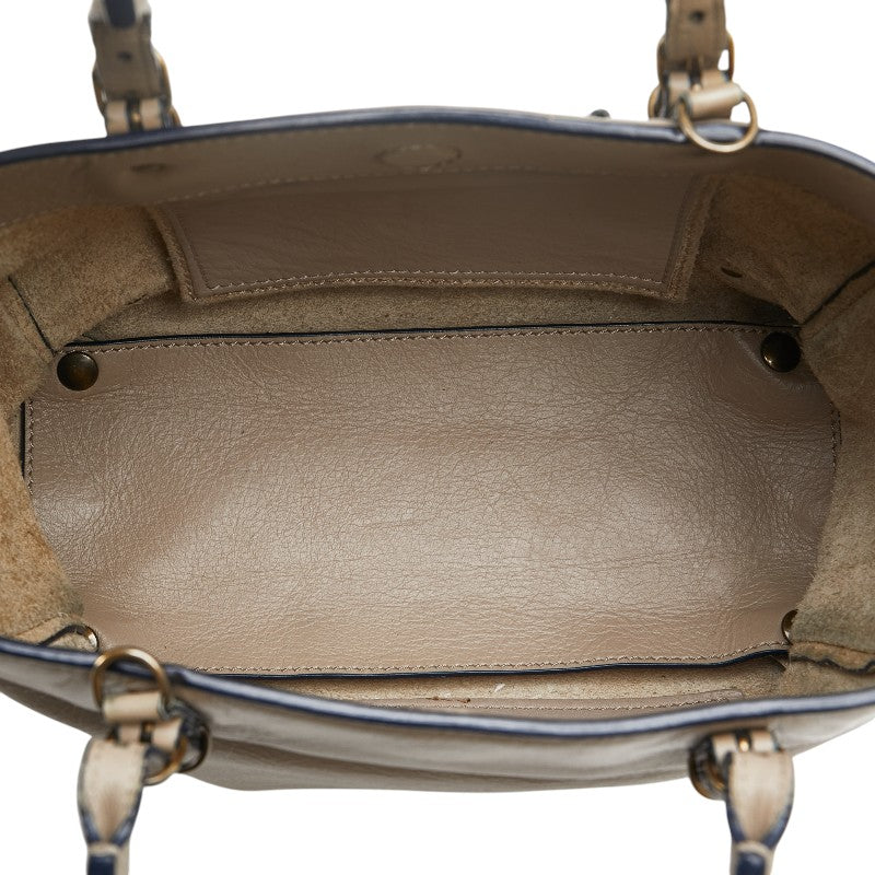 balenciaga Mini Paper Leather Handbag 2WAY