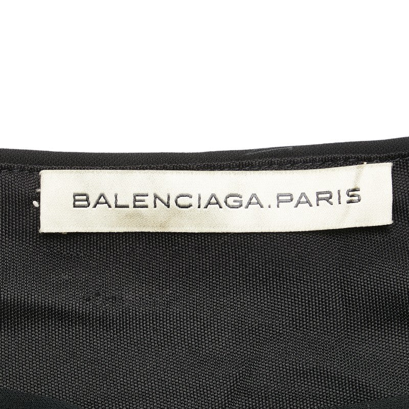 balenciaga Rayon Tunic Dress Black Navy