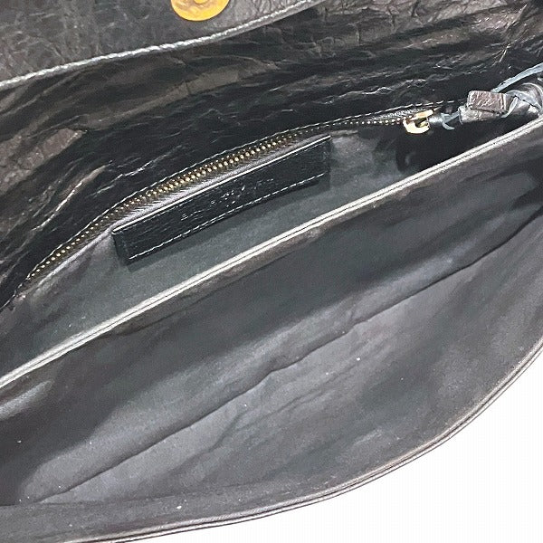 balenciaga Leather Envelope Shoulder Bag 327079