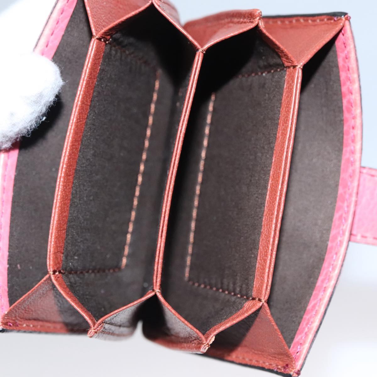 Chloe Card Case Leather Pink 102045
