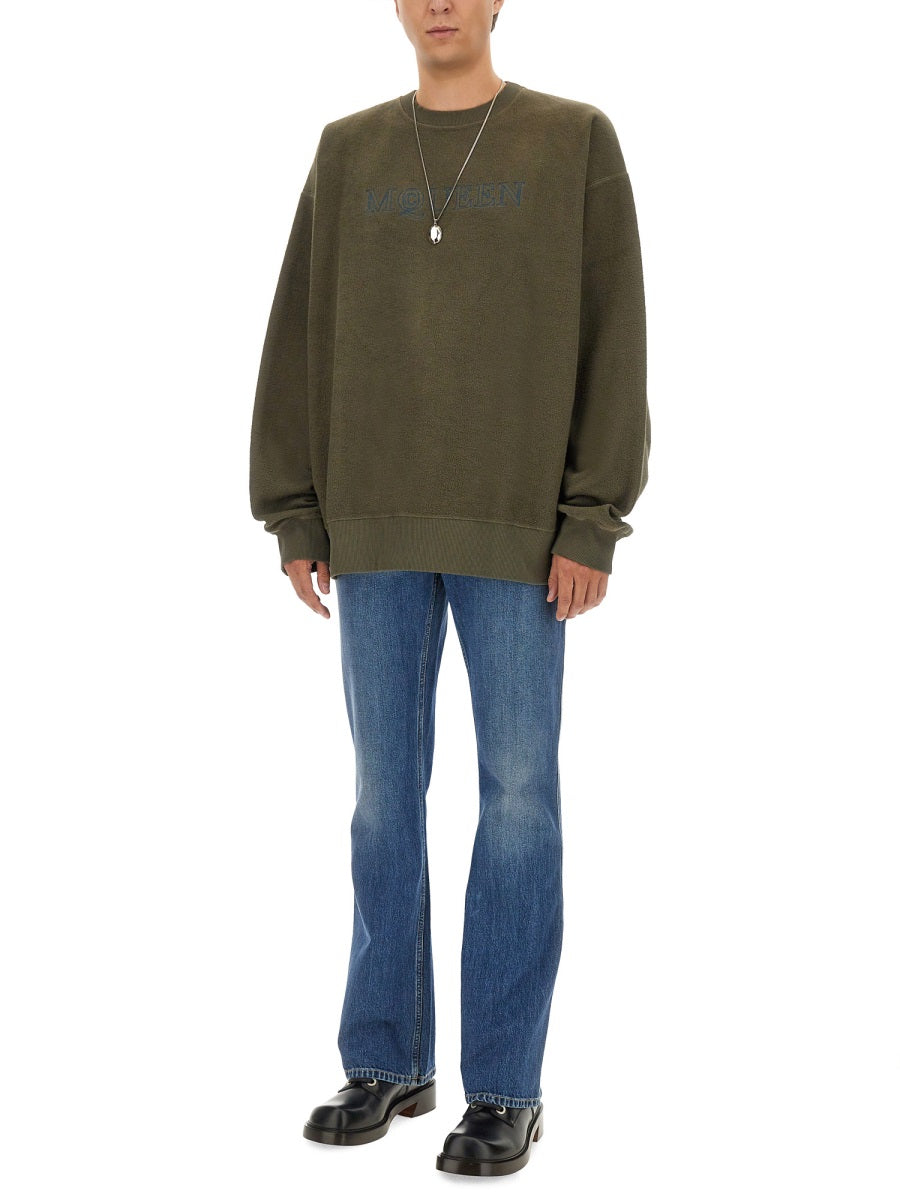 Alexander Mcqueen Men Sweatshirt With Logo