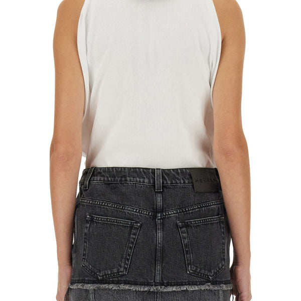 Alexander Mcqueen Women Ribbed Tank Top