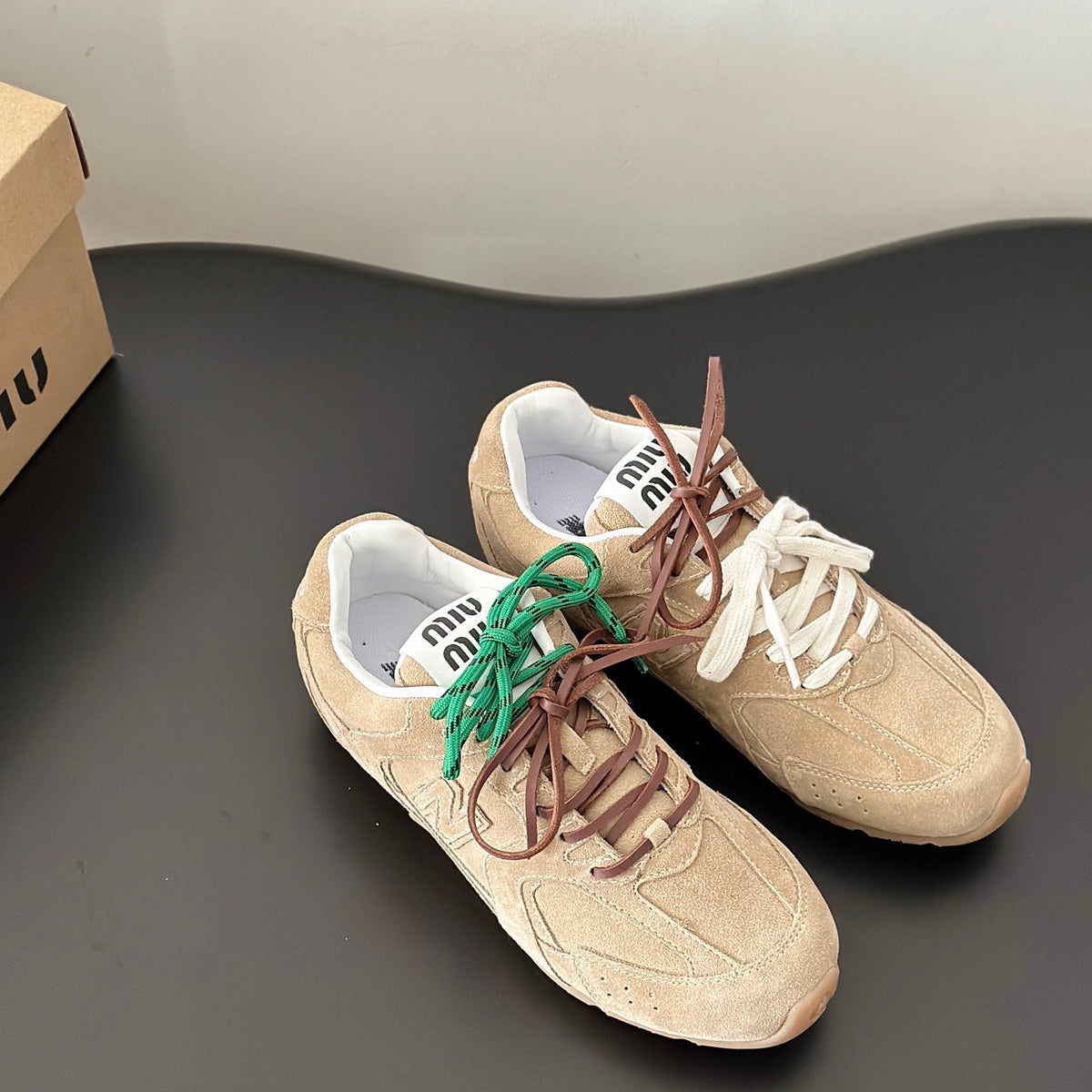 MIU M x NEW BALANCE TRAINERS