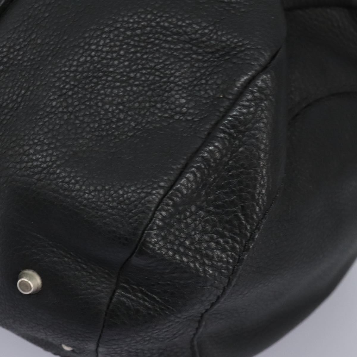 Chloe Hand Bag Leather Black 110305