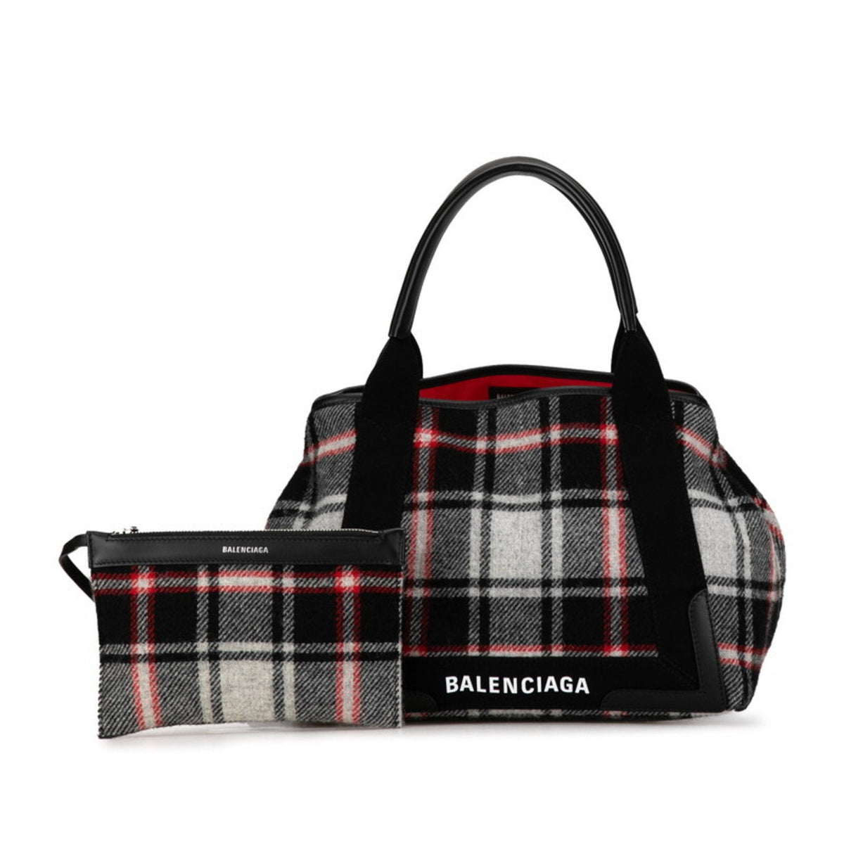 balenciaga Navy Cabas Tote