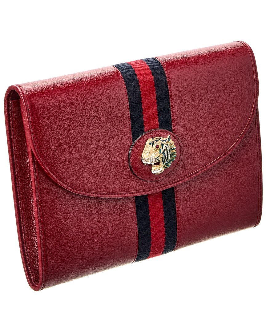 Gucci Rajah Web Leather Crossbody